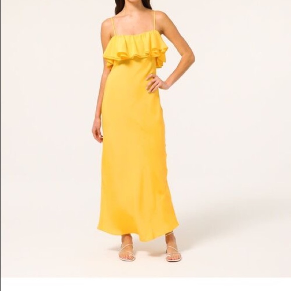 JCrew Silk Ruffle Dress